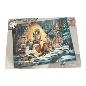 MasterPieces Mystic Meeting Russ Docken Native art 1500 Sealed Jigsaw Puzzle NEW